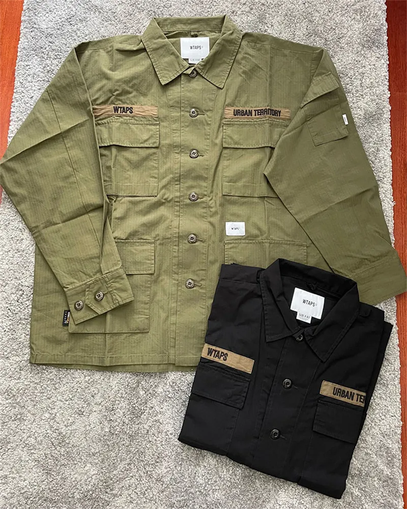 ジャケット・アウター WTAPS JUNGLE 02 / LS / NYCO. RIPSTOP WTAPS Shirt JUNGLE 02 / LS / NYCO. RIPSTOP