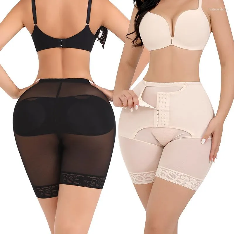 Women's Shapers Shapewear Waist Slim Tight Shaping Lingerie Hip Padded Panties High Shorts Body Shaper Tummy Slimmer