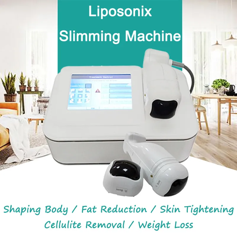 Fat Ta bort maskinen Liposonix Anti Celluliter Viktminskning Slimming Body Ultraljud Hudlyftning Tarder Fettsugningsinstrument