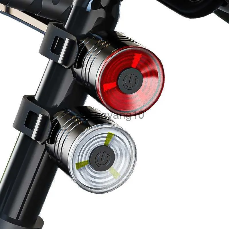 Bike Lights Smart Bicycle Tail Rear Light IPX6 Waterproof Cycling LED Taillight Aluminum Alloy Night Riding Warning Light HKD230810