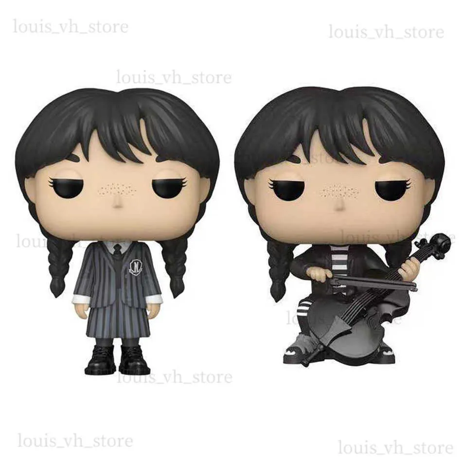 Wednesday Addams POP Figure Adams Anime Model PVC Collectible Figurines  Statue Doll For Room Decoration, Ornament, And Gifts T230811 From  Louis_vh_store, $2.98