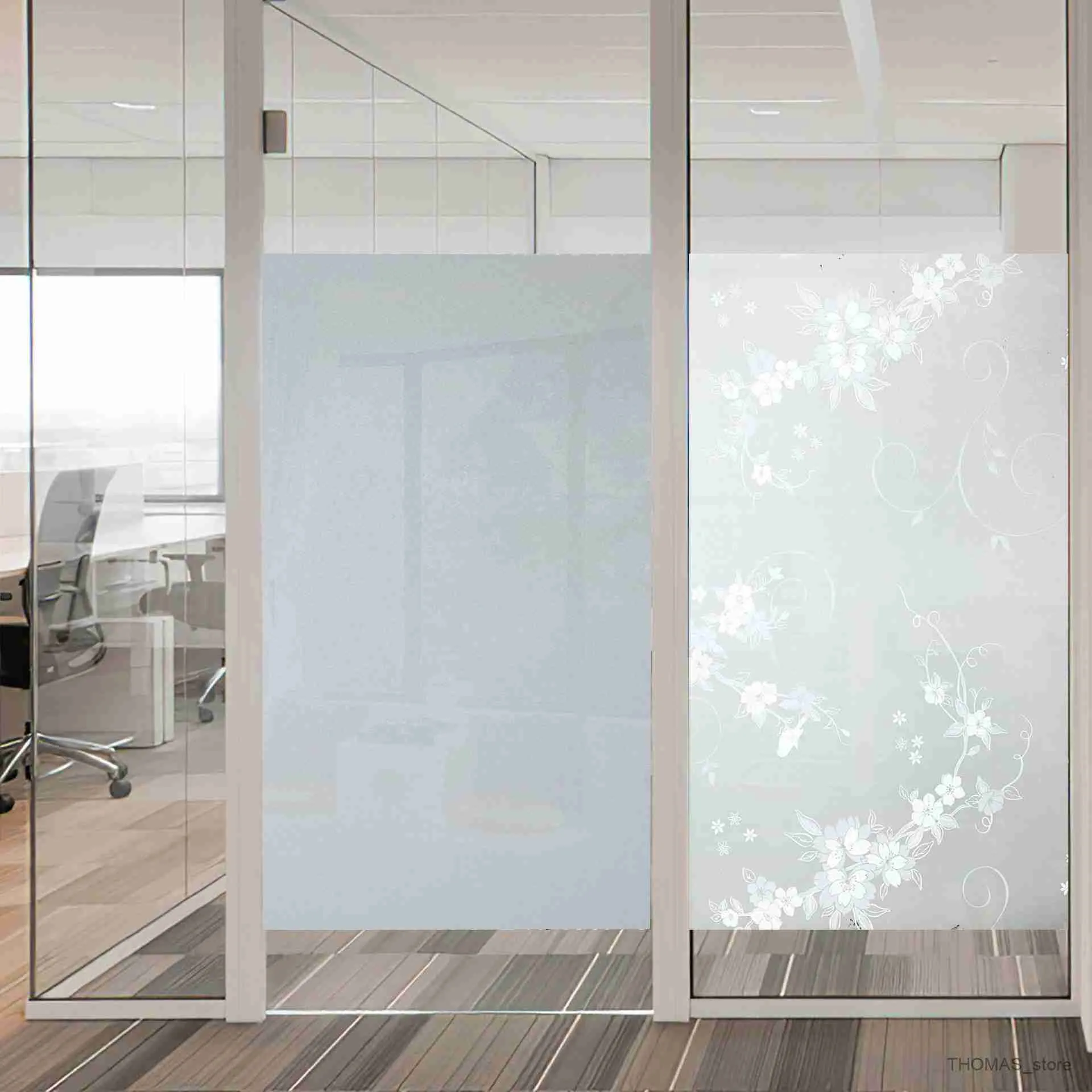 Self Adhesive Frosted Glass Privacy Sticker For Window For Privacy