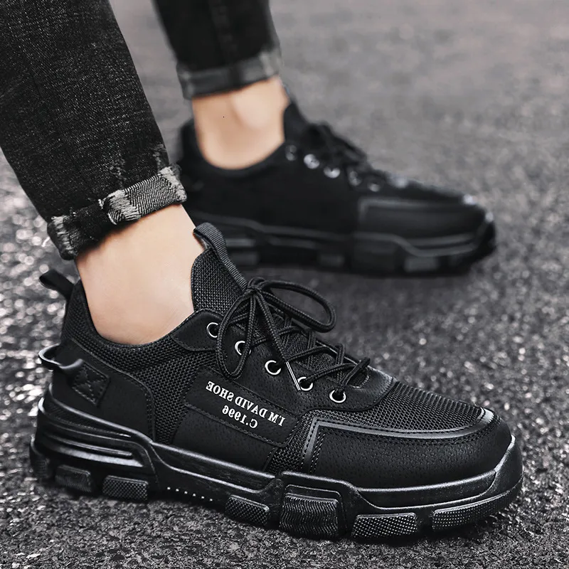 Dress Shoes Work Safety Shoes Men s Safety Boots Anti smash Work Shoes With Steel Toe Shoes Men Work Boots Anti stab Safety Sneakers Male 230809