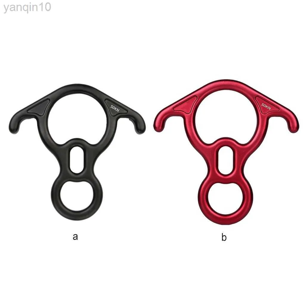 Rock Protection Climbing Descender Belaying Ring Rappelling Device Mountaineering Fitting HKD230810