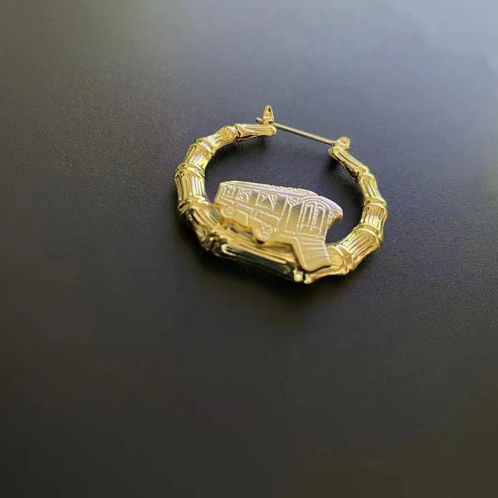 Custom Bamboo Truck Hoop Huggie Earrings With Car Bangla Cartoon Design DIY Name Earring For Women Perfect Birthday Gift 230809 From Ping05 18.57 DHgate.Com