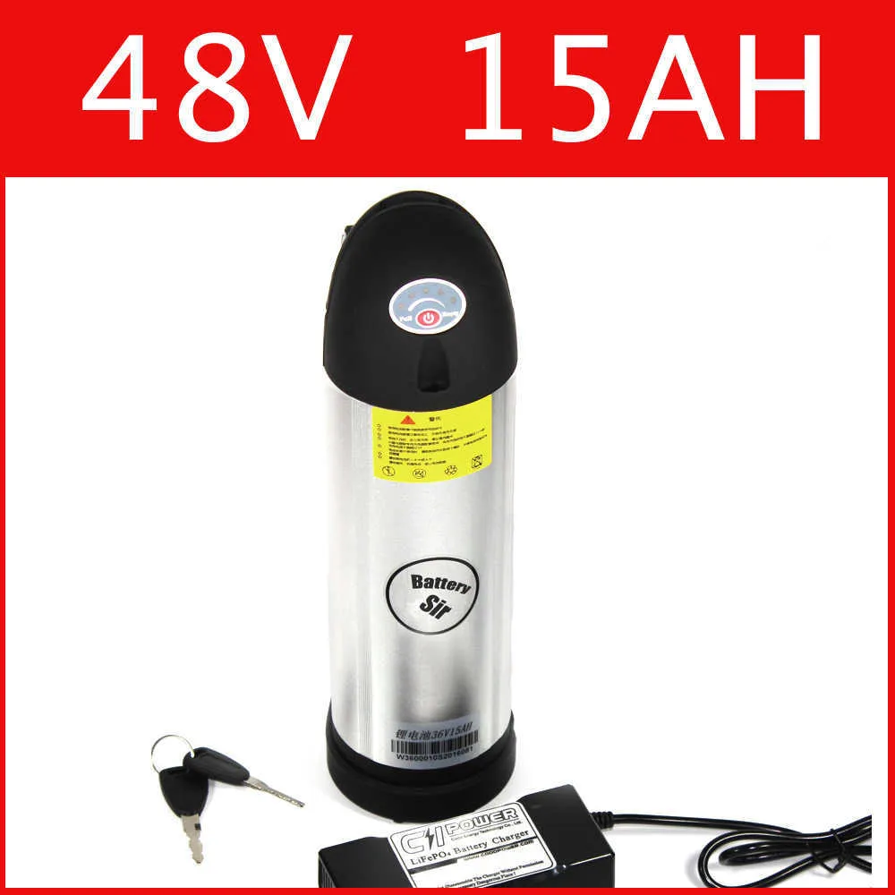 48V 15Ah Electric Bicycle lithium ion Battery water bottle Samsung battery 750W kettle Ebike Battery EU US Free Duties Taxes