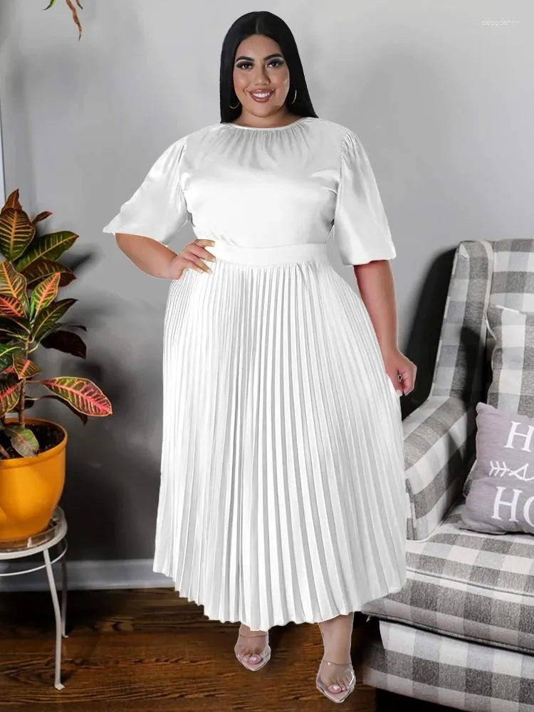 Mid length top plus size dresses