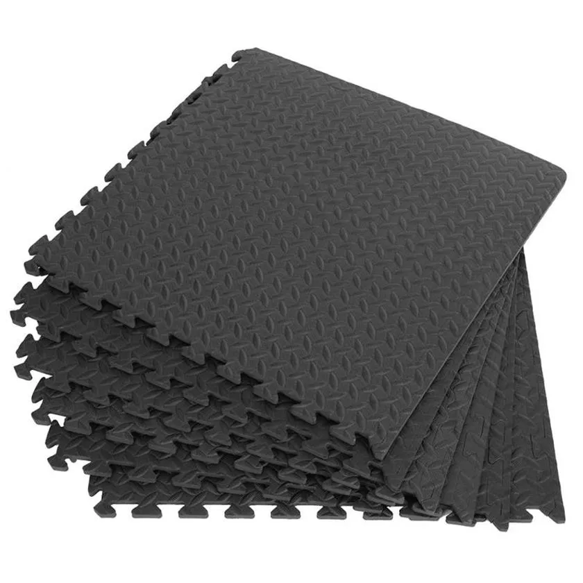 Carpets Leaf Grain Floor Mats Gym Mat Splicing Patchwork Rugs Thicken For Room Fitness Home Workouts 12PCS 30 30cm EVA225d