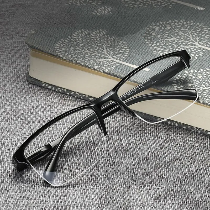 Sunglasses Ultralight Square Half Frame Reading Glasses Presbyopic Men Women 0.75 1 1.25 1.5 1.75 2 2.25 2.5 2.75 3-4