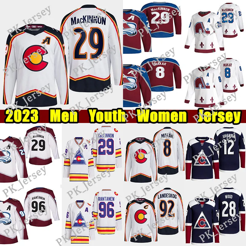 Nathan MacKinnon Avalanche Jersey Reverse Retro Hockey Jersey From Pk jersey 22.44 DHgate.Com