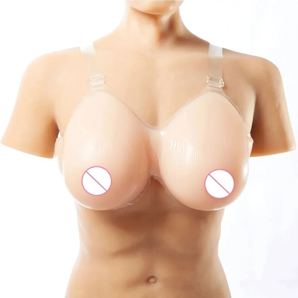 C Cup Silicone Breast Forms Man to Women Realistic Fake Tits Boobs