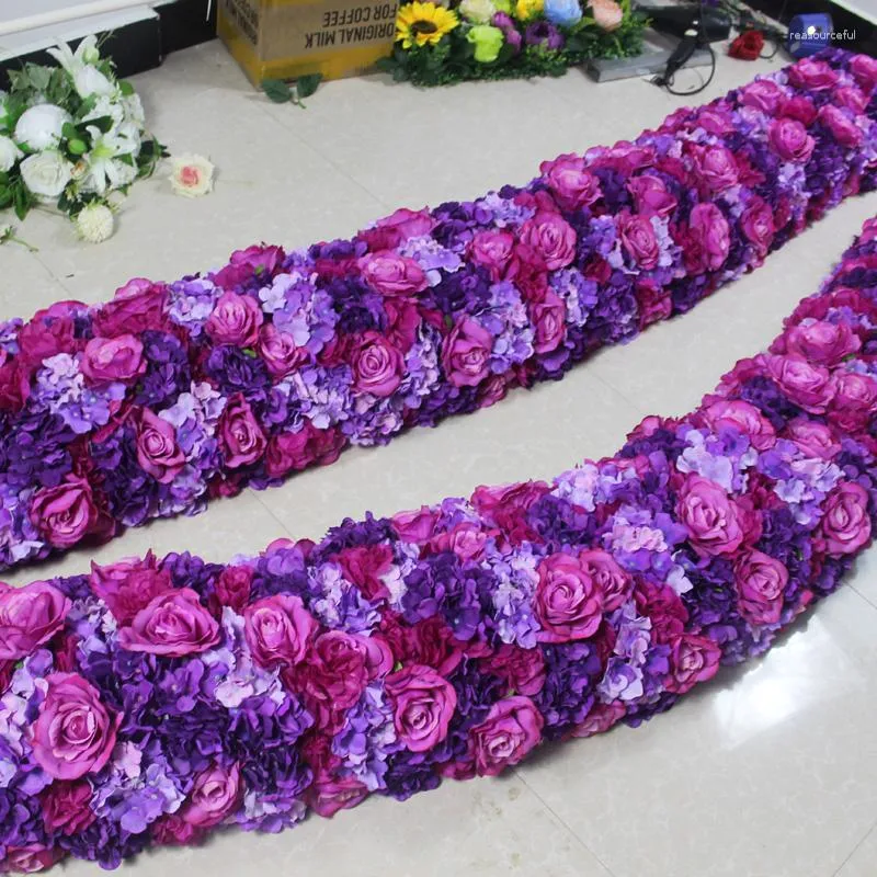 Decorative Flowers SPR 2m 30cm Width Wedding Small Arch Flower Table Runner Wall Stage Backdrop Artificial Wholesale