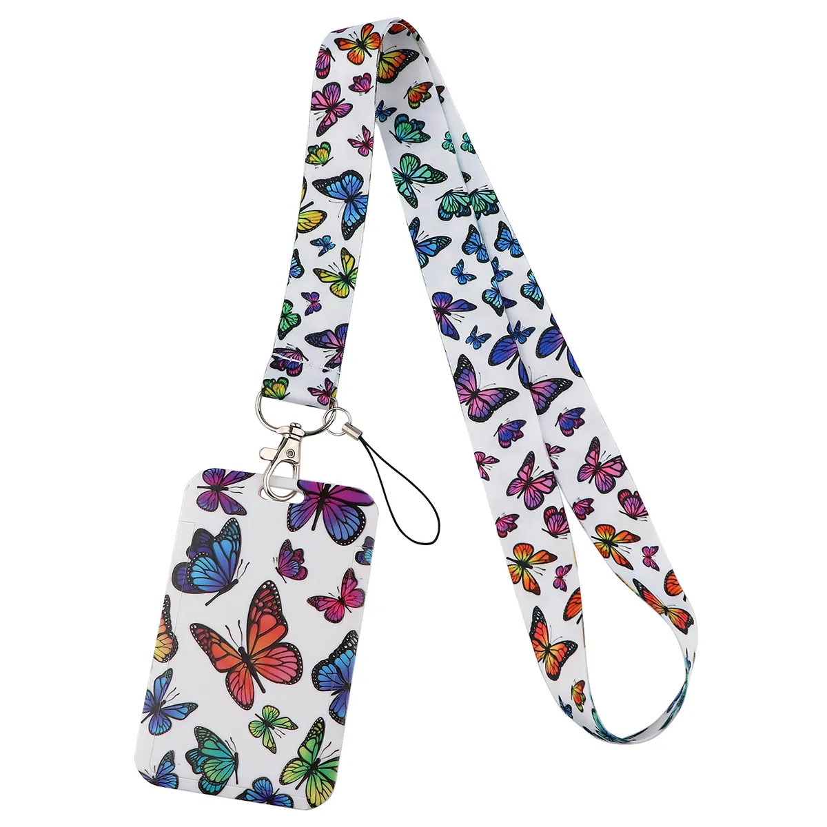 Wholesale Monarch Butterfly Lanyard Business Credit Card Holder