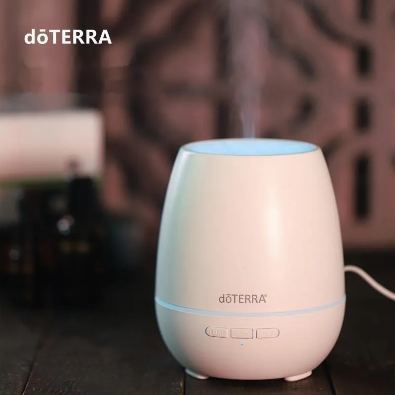 ノベルティアイテムDoterra aromatherapy Diffuser Fogger Ultrasonic Air加湿器エッセンシャルオイルRGB Light Home Car Frifener Purifier 230810