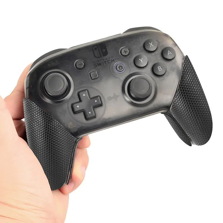 GamePad Siliconeノンスリップステッカースイッチプロコントローラーグリップアンチスリップアンチスイートステッカーの高速船用の滑り止めグリップカバー