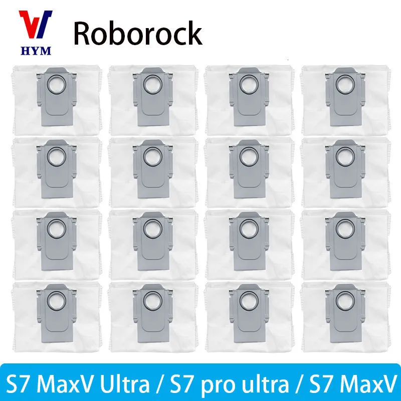 Roborock S7 MAXV Ultra Aksesuarları için Temizlik Bezleri S7 Pro Ultra / S7 Maxv / G10s Pro Çöp Çantası Ana Fırça Paspası Yedek Yedek Parçalar 230810