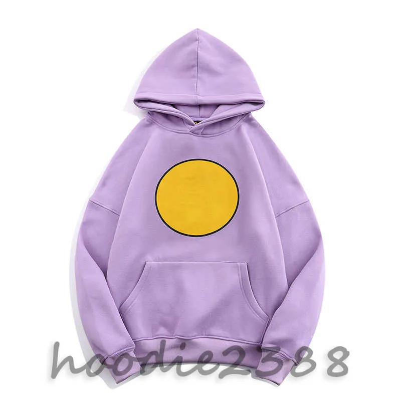 Kaliteli Çizim kapüşonlu kış pamuk astar gülümseme yüz basit hoodies erkek sweatshirts nedensel sıcak ov