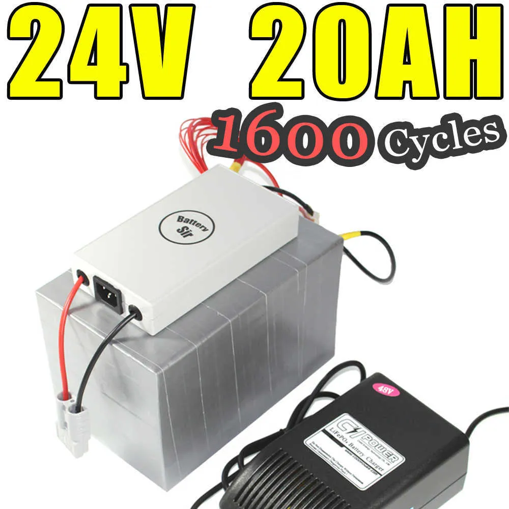 24V 20AH LIFEPO4 Batteri för elektriskt cykelbatteripaket Scooter Ebike 500W