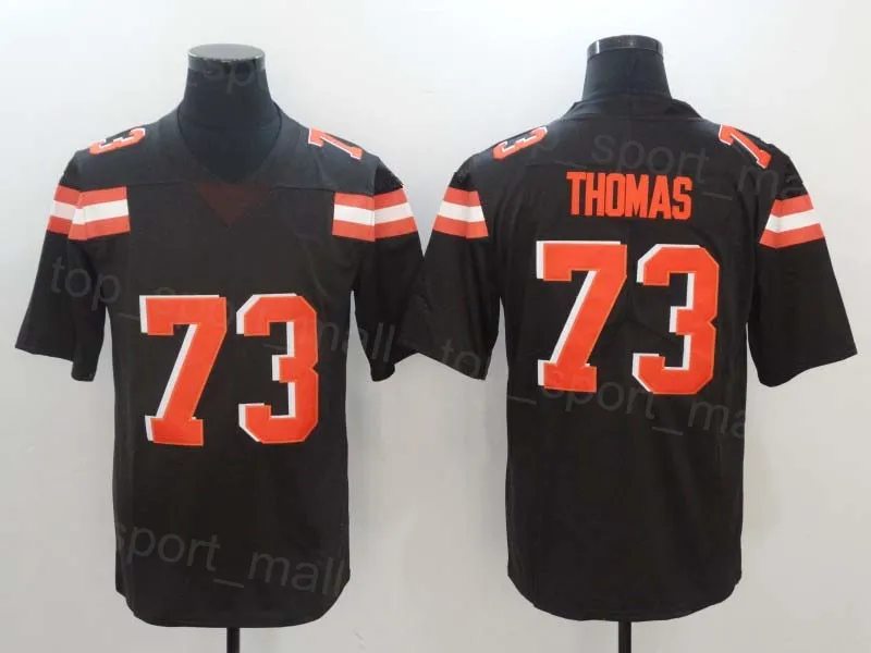 Men Football 95 Myles Garrett Jerseys 73 Joe Thomas 4 Deshaun