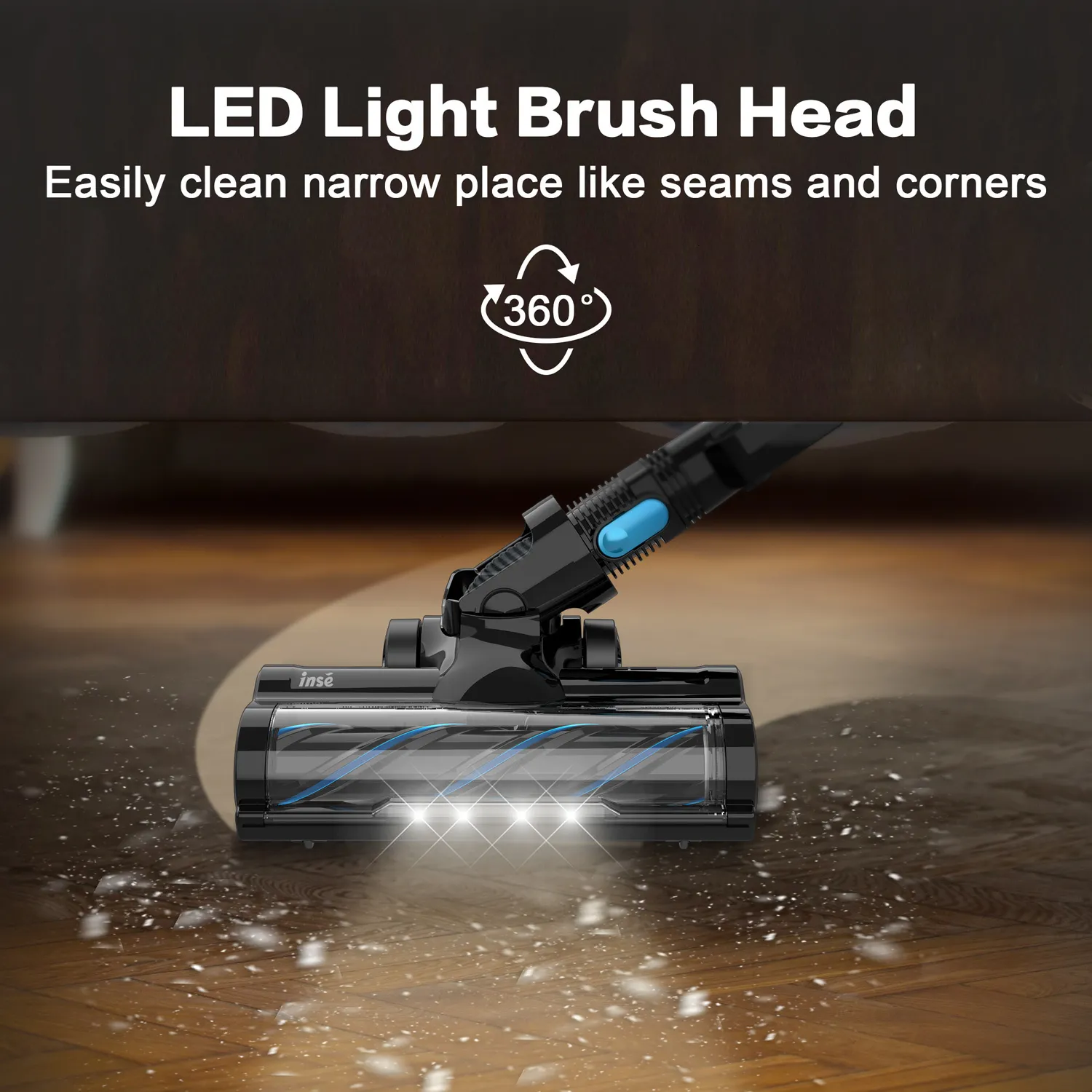 Amazon Vacuum Cleaners Inse N5s Cordless Vacuum Cleaner 12kpa 130W