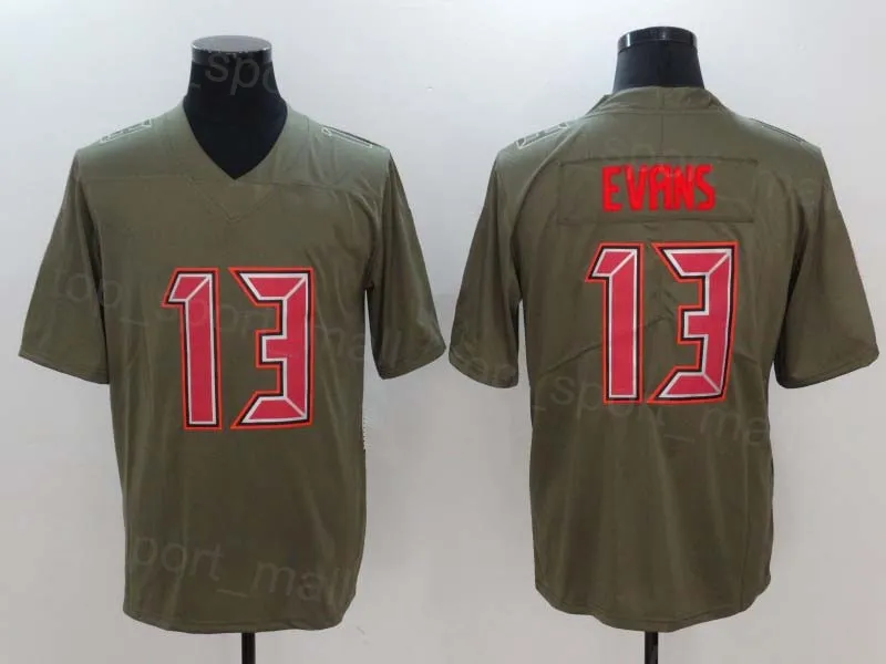 Mans Football 87 Rob Gronkowski Jersey 13 Mike Evans 12 Tom Brady