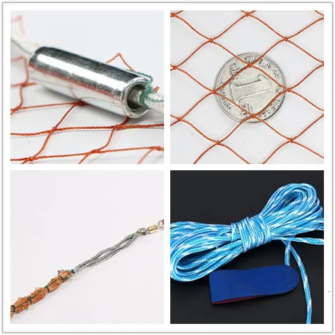 Finefish Hand Cast Net - 25M Pocket Gill Net, Durable Thread, Steel ...