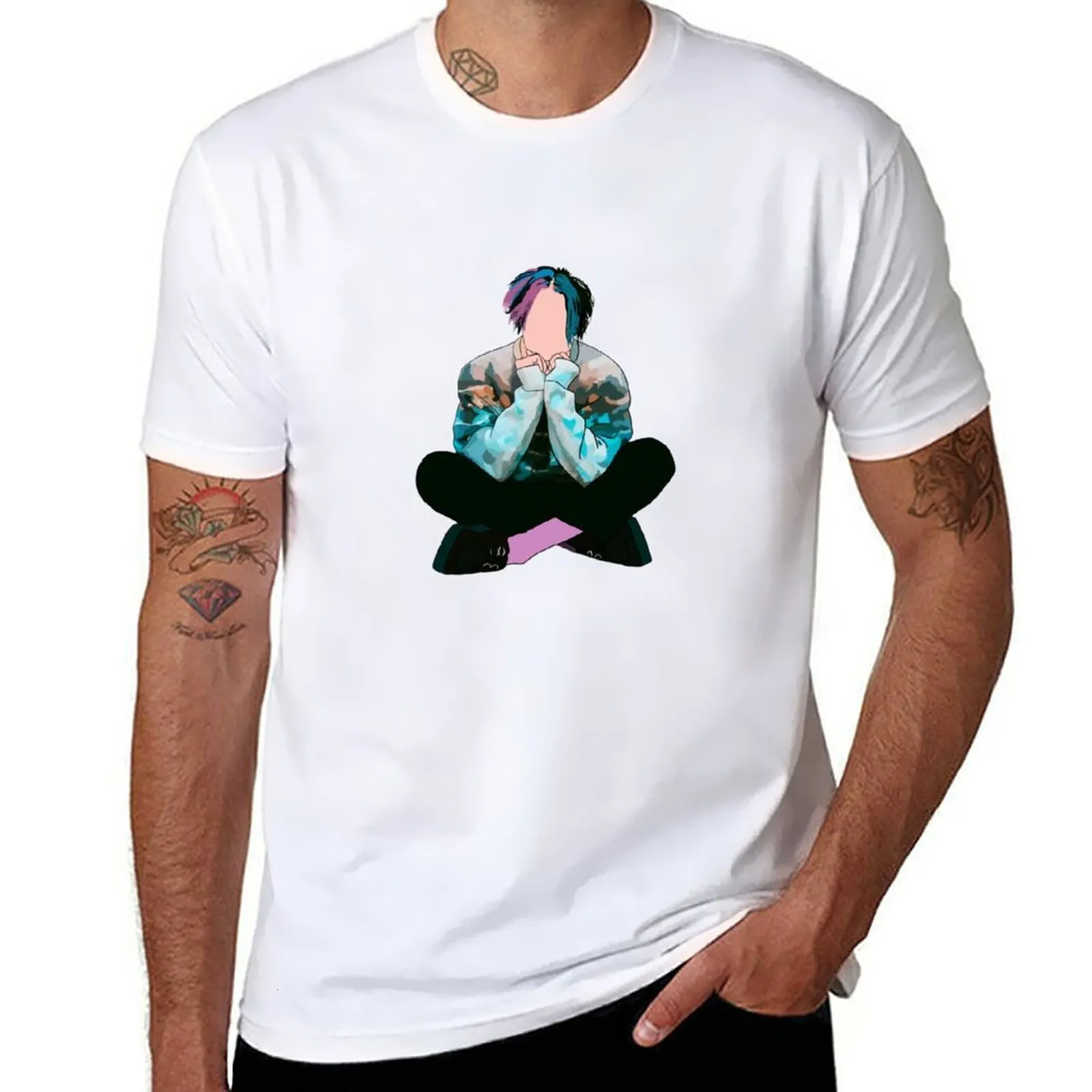 T-shirts pour hommes Yungblud t-shirt bizarre t-shirt à manches courtes t-shirts noirs édition chemise hommes t-shirts graphiques grands et grands 230810