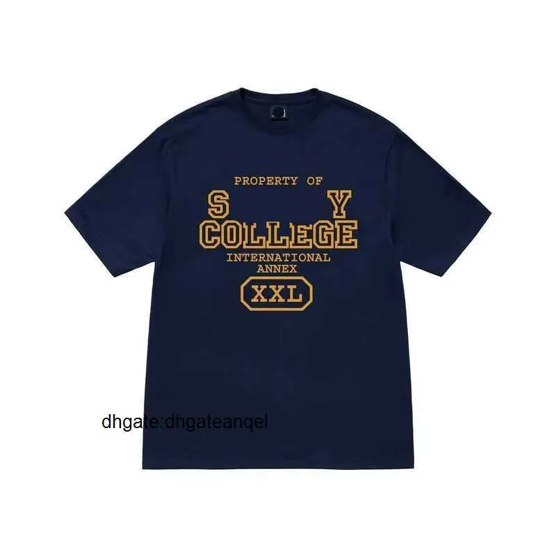 SS Men T-shirt Designer T-shirts femmes Vêtements Graphic Tees Match Clothing High Street Cotton Hip Hop Lettres simples Rétro Imprimé en vrac 3itt