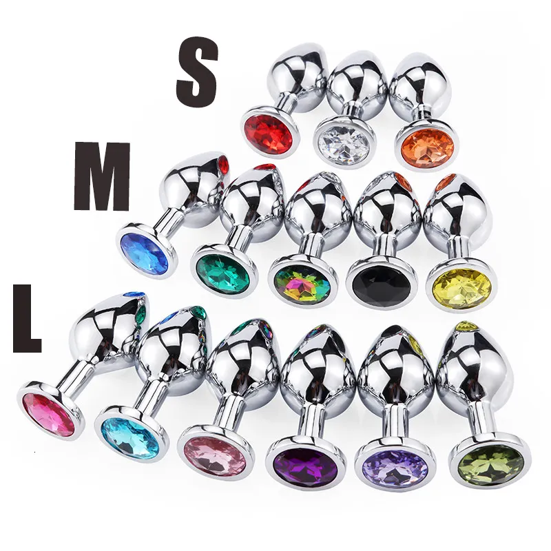 Anal Toys Plug Sex Mini Round Shaped Metal Stainless Smooth Steel Butt Small Tail FemaleMale Dildo Intimate Goods 230811