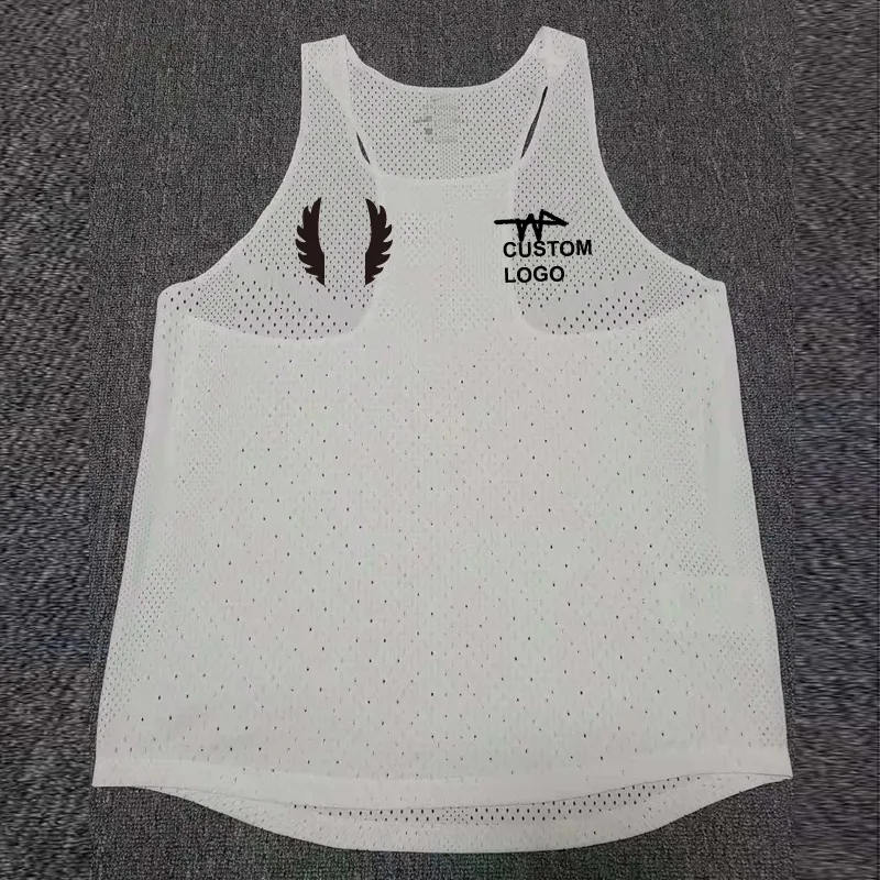 Customizable Mens Fast Running Active Tank Tops With Breathable