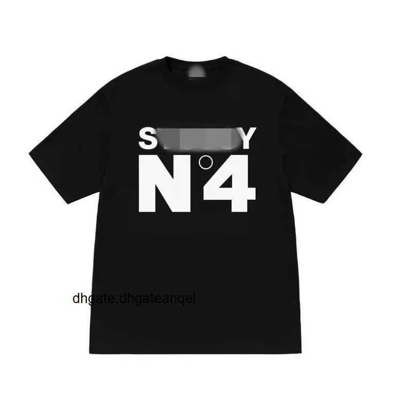 Sy Men T Shirt Designer T Shirts Women Clothing Graphic Tees Mönster TEE KLÄNNINGAR HIGH STREET COMTHET HIP HOP Simple Letters Retro Print Loose Dice MyP8