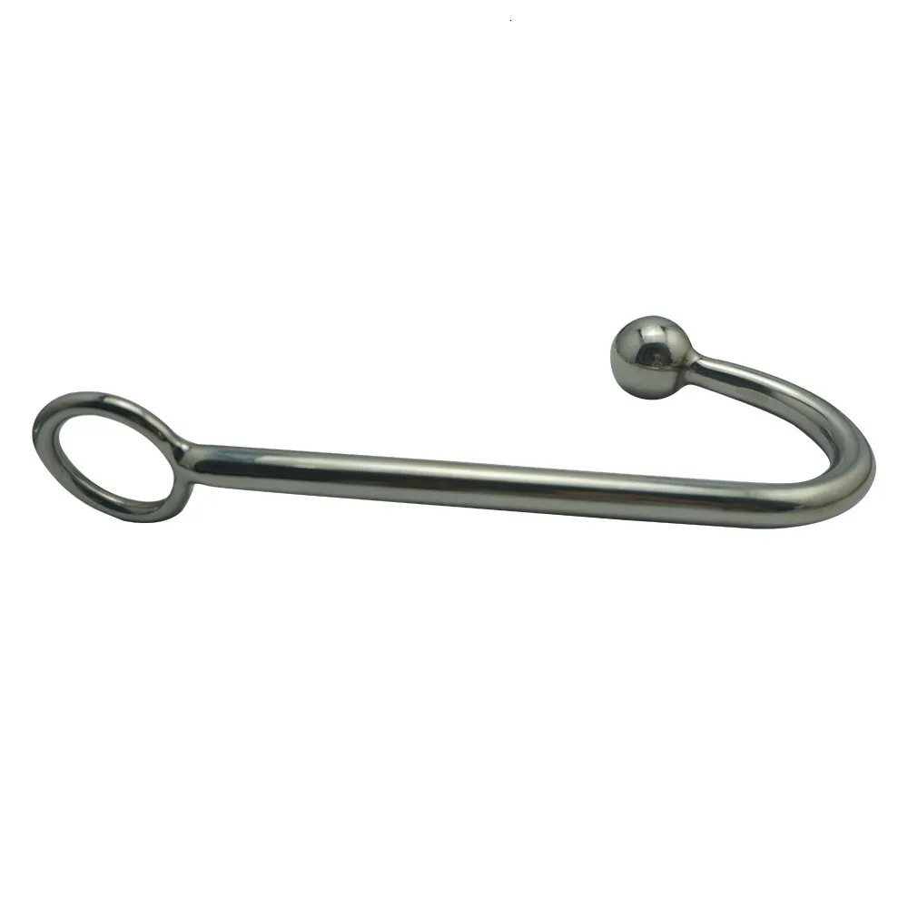 Anale speeltjes roestvrij staal metalen anale haak met balgat butt plug dilatator prostaat massager SM bondage seks tot_voghion.com
