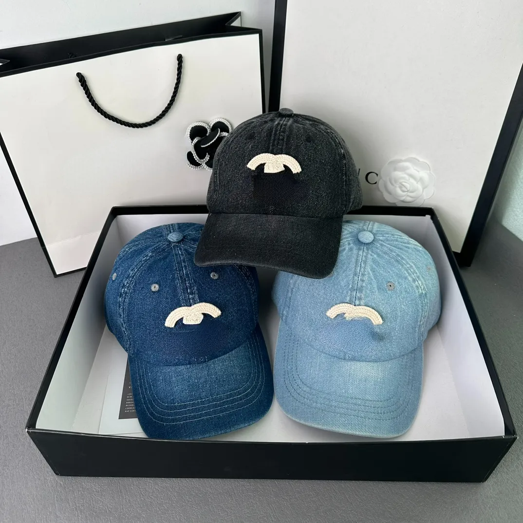 Denim Baseball Caps for Men and Women Fashion Sunhats Summer Ball Hat