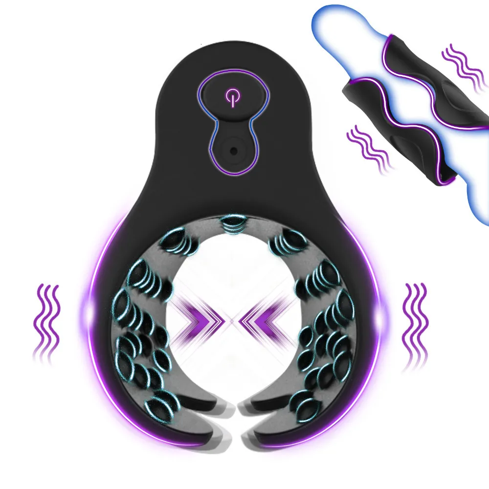 Cockrings Rechargeable Silicone Penis Rings Vibrator... From Tubi07, $13.2  | DHgate.Com
