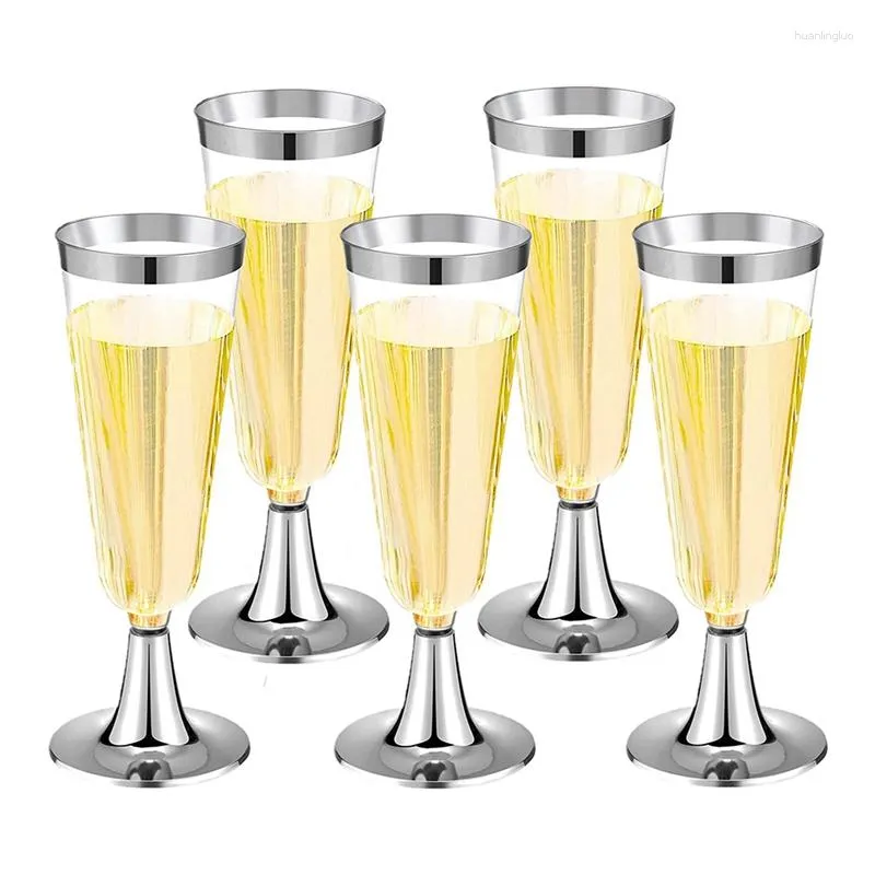 Chopsticks 30 Piece Plastic Champagne Flutes Glasses Wine For Garden Parties