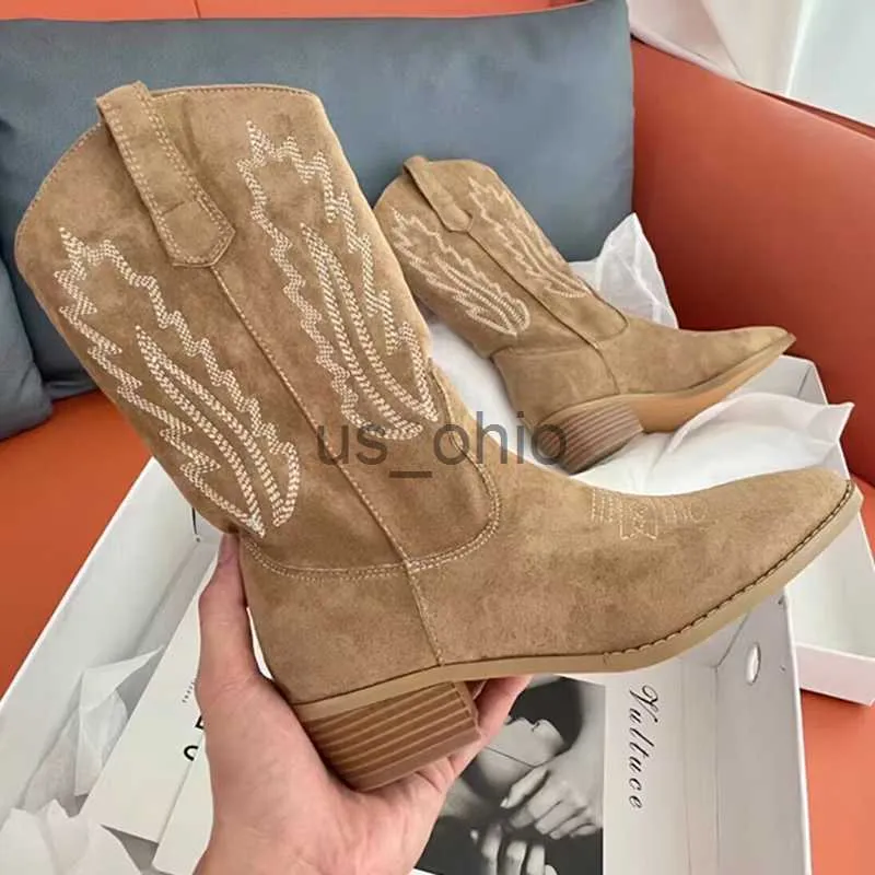 Mid calf western boots for clearance women