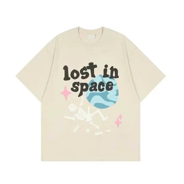 Broken Planet T Shirt Designer Mens T Shirt Overized T Shirt Men Designer Men's T-shirts Broken Planet Market Kort ärm Lost in Space FA 170