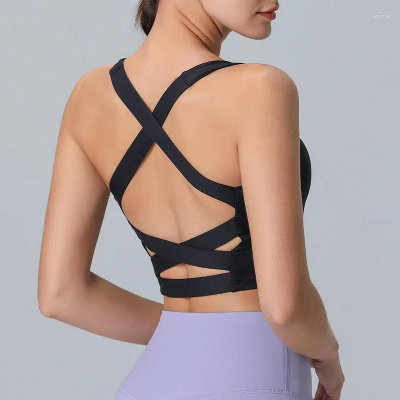 Womens Quick Dry Yoga Cross Back Sports Bra For Active Comfort And Fitness  During Outdoor Activities From Ejuhua, $16.59