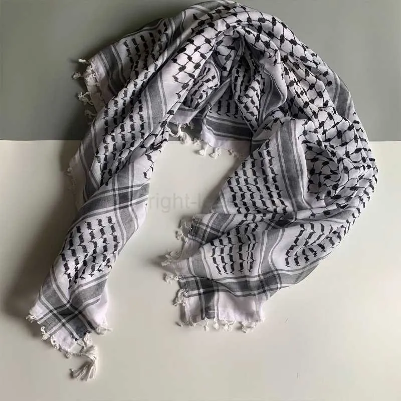 Écharrés keffiyeh foulard Shemagh Desert Keffiyeh Head cou écharpe militaire Shemagh désert foulard arabe arabe turban musulman hijab