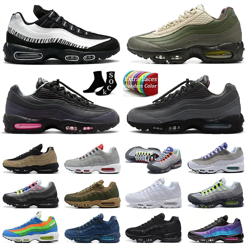 nike air max 95 corteiz 95s running outdoor shoes triple black white classic greedy aegean storm pink beam sketch【code ：L】men women sports sneakers trainers
