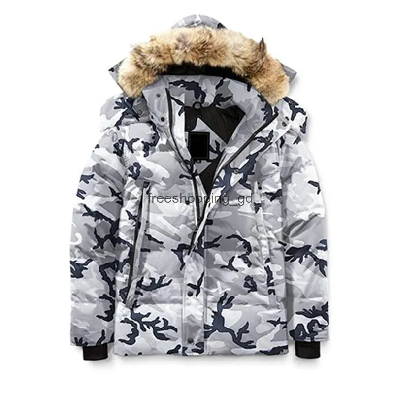 Wyndham parka black label grey camo sale