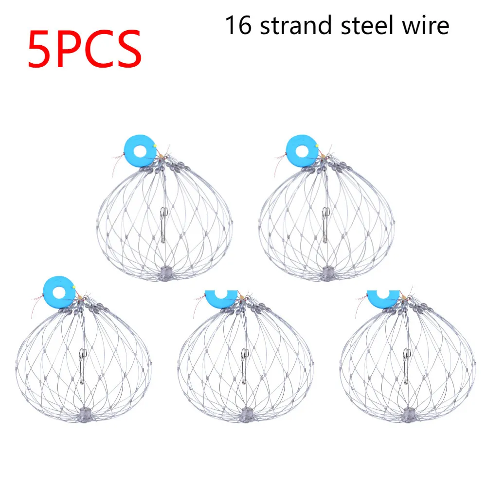 Automatic Crab Trap Net With Open Closing Wire For Saltwater Seawater Fish  Feedering Collapsible Fish Feeder Cage Accessories 230811 From Heng05,  $14.36