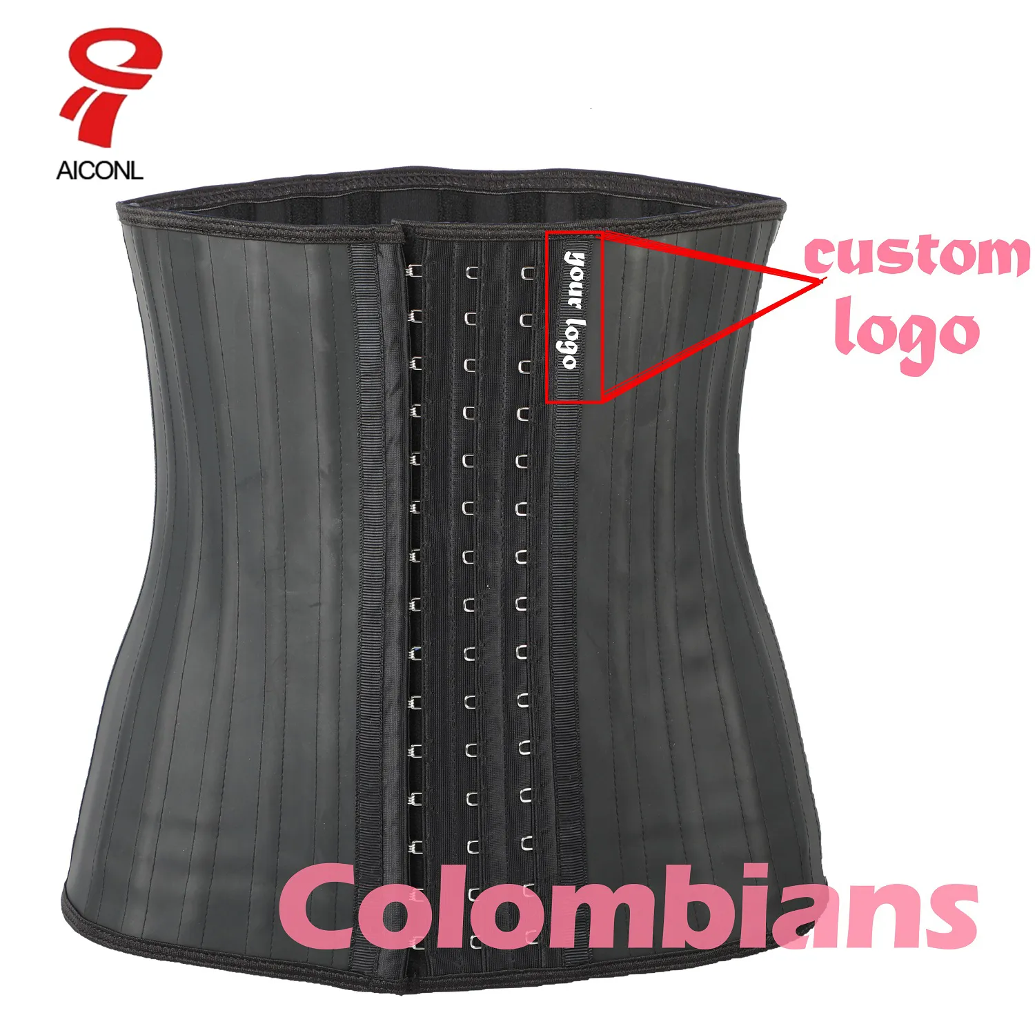 Shaper de barriga de cintura Aiconl Latex Cintura Treinador Corsário Belly Plus Slim Bely Body Modeling Modelagem Body Body Ficelle Chaist Cincher Fajas Colombianas 230811
