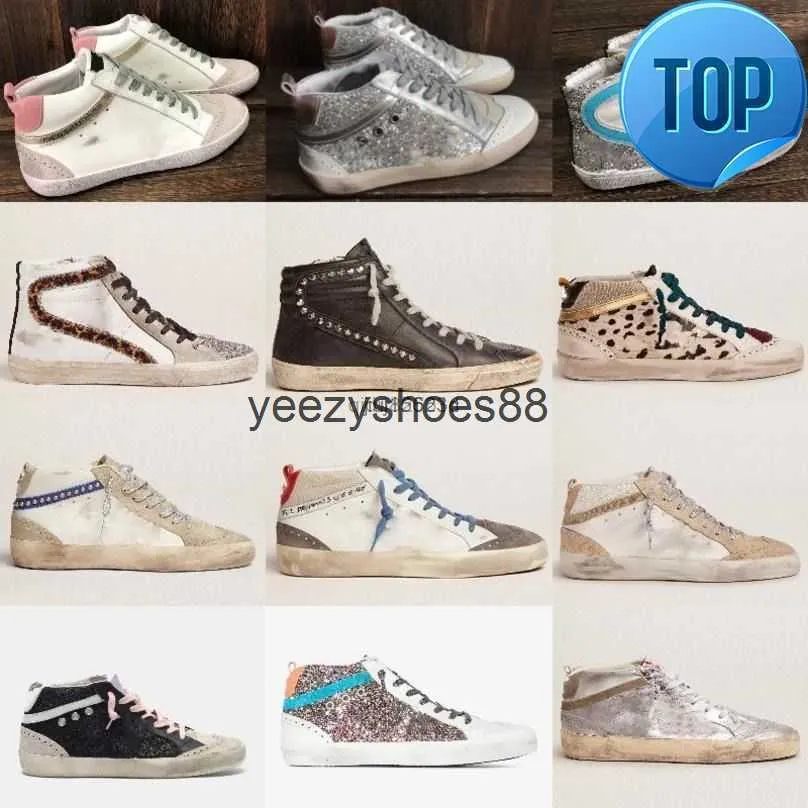 Chaussures 2023 Designer Sandal Fashion Mid Slide Star High Top Femmes Luxury Trainers Sneakers Sneakers Byr