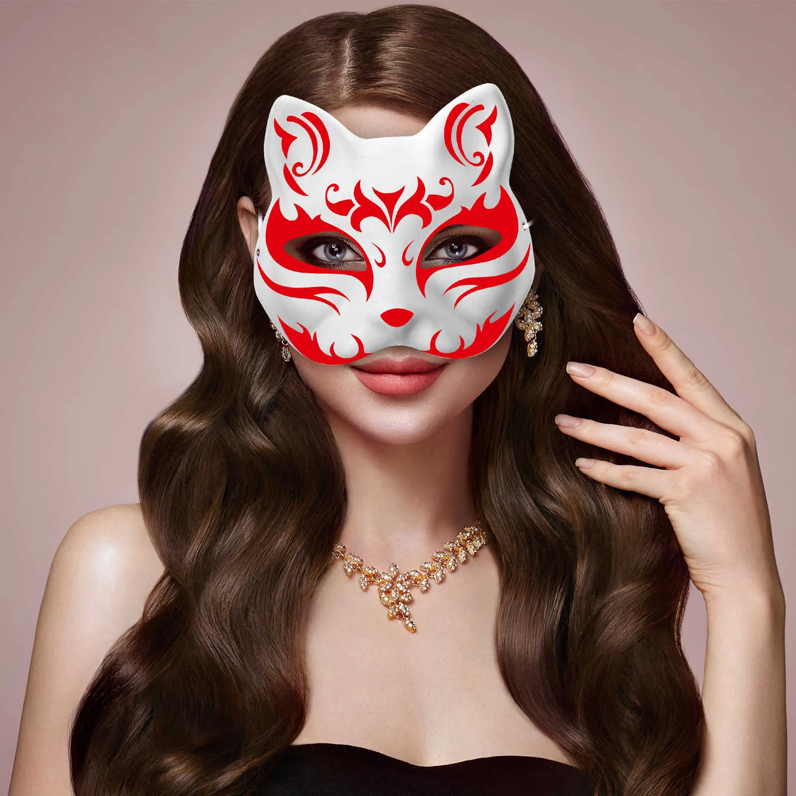 Hand Painted Unpainted Masquerade Silicone Masks For Halloween Party  Cosplay Blank Paper Cat Silicone Mask Accessories HKD230810 From  Look_for_mee, $4.49