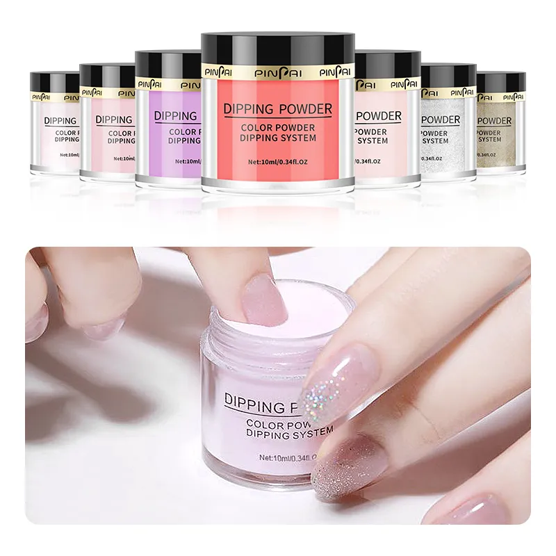 2 Stück Nagelpuder-Set – Chrom-Glitzer-Puder, Metallischer Effekt, Für Nagelkunst-Designs