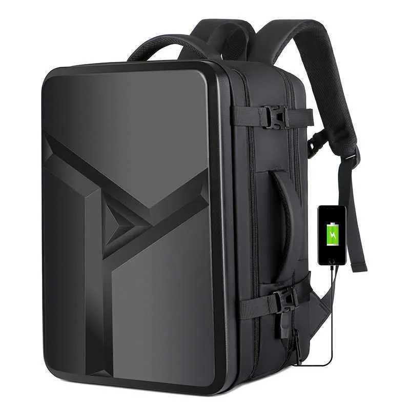 Duża pojemność torba na ramię twardą skorupę plecak moda szkolna torba laptopa 17 -calowa torba komputerowa mokra i sucha torba 0816