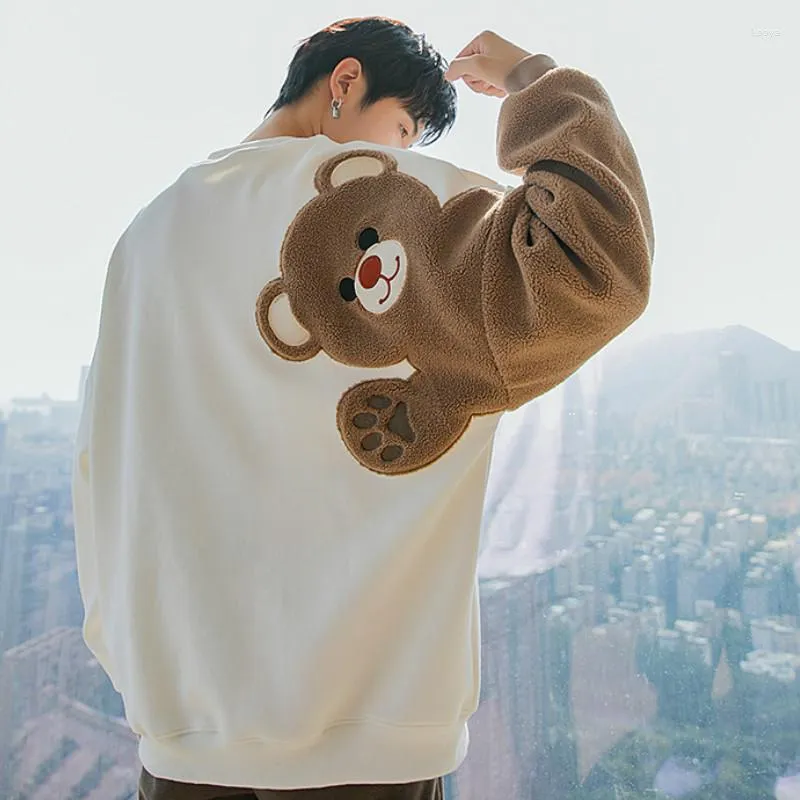 Mens top teddy sweatshirt