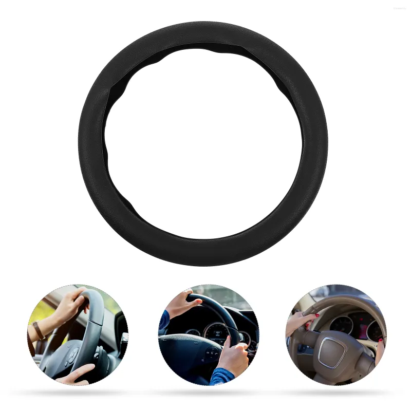 Steering Wheel Covers Cover Auto Decor Silicone Protector Accessory Protection Automotive Wheels