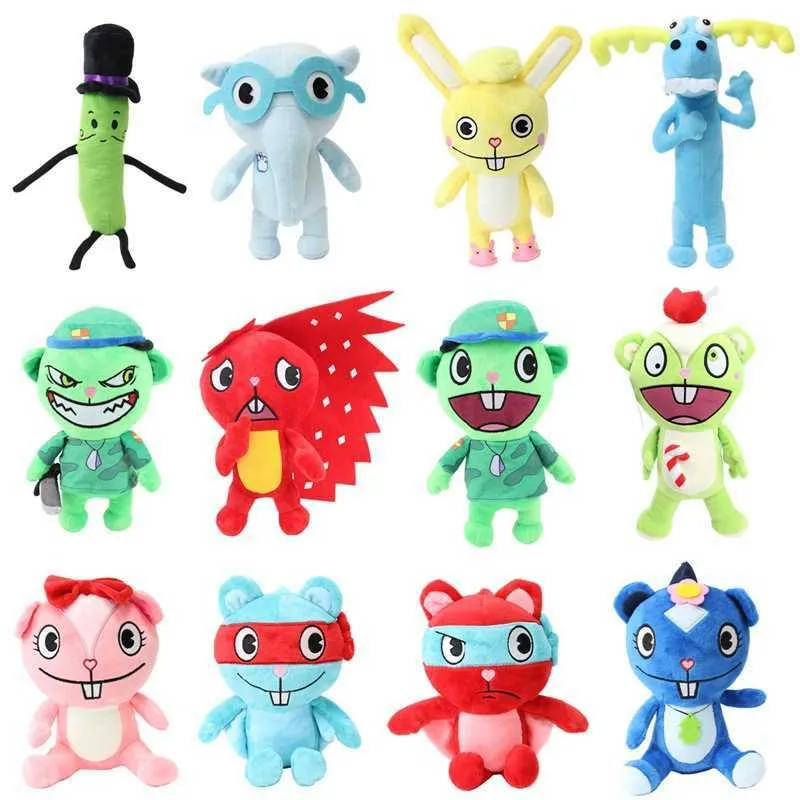 Happy Tree Friends ボールチェーン付きぬいぐるみ 20 28を￥287 | DHgate